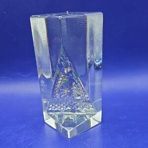 Waterford Crystal Paperweight "Hope For Abundance" Times Square 2001